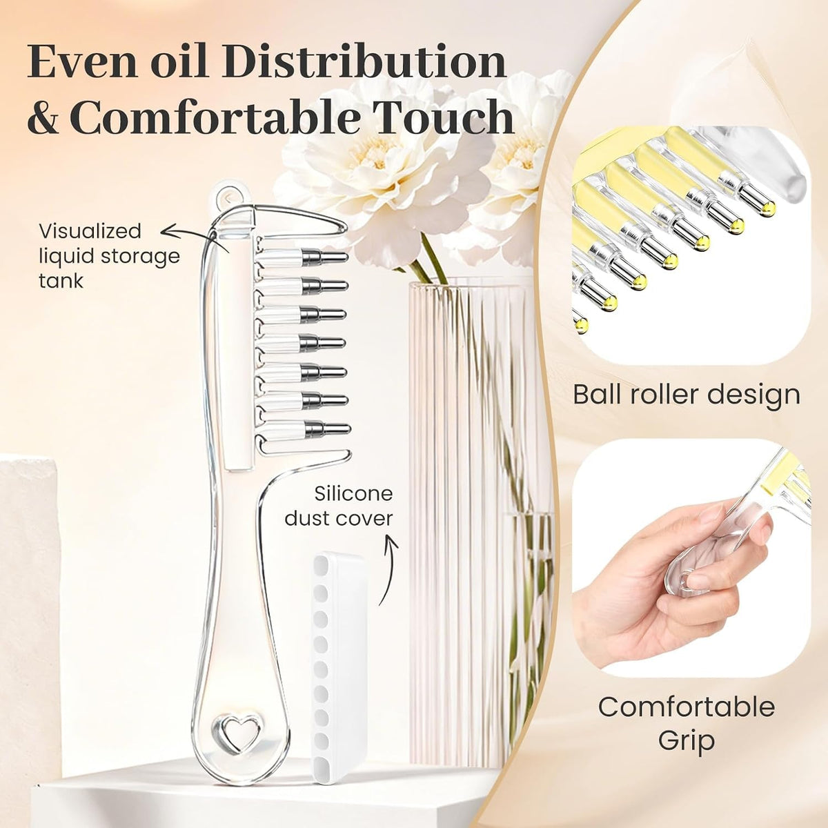 Scalp Massaging Hair Oil Applicator