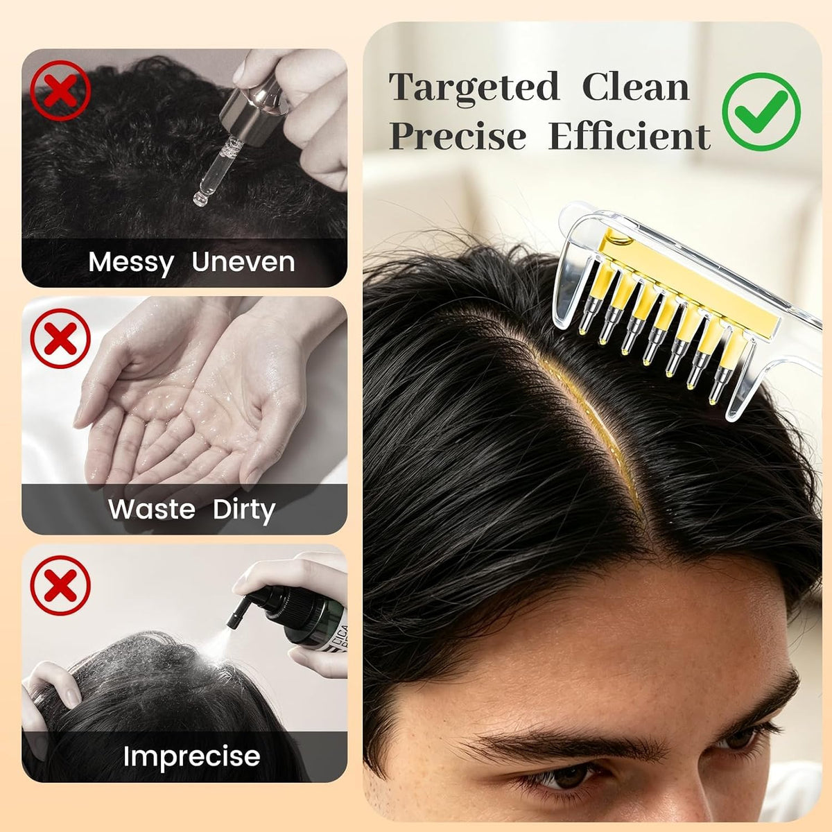 Scalp Massaging Hair Oil Applicator