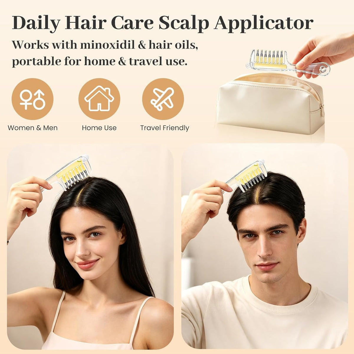 Scalp Massaging Hair Oil Applicator