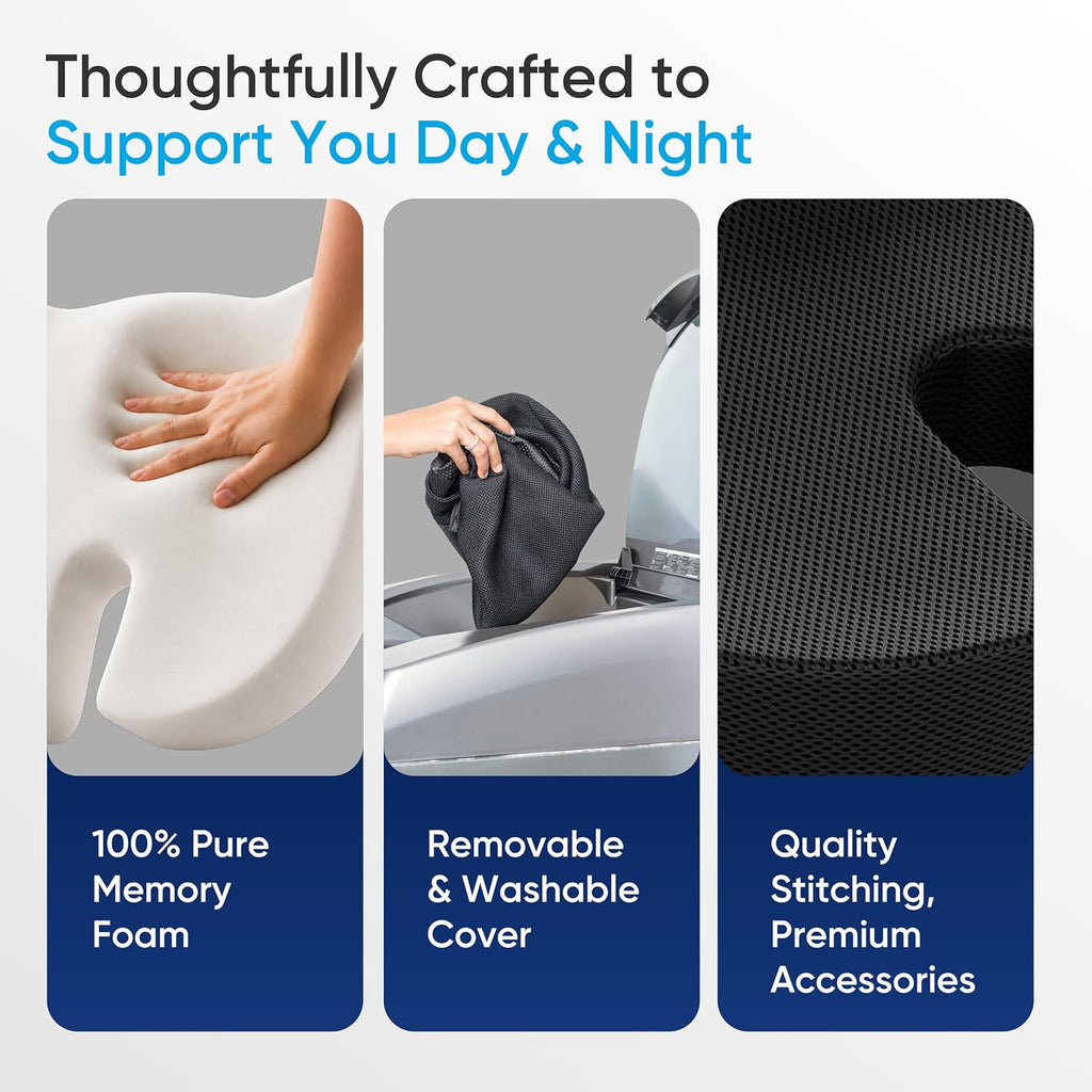 Orthopedic Memory Foam Seat Cushion