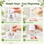 WellnessCO™ 4-in-1 Travel Bottle Dispenser